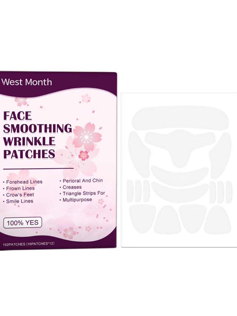 Facial Smoothing Patches Anti-aging Skin Treatment with Collagen & Antioxidants